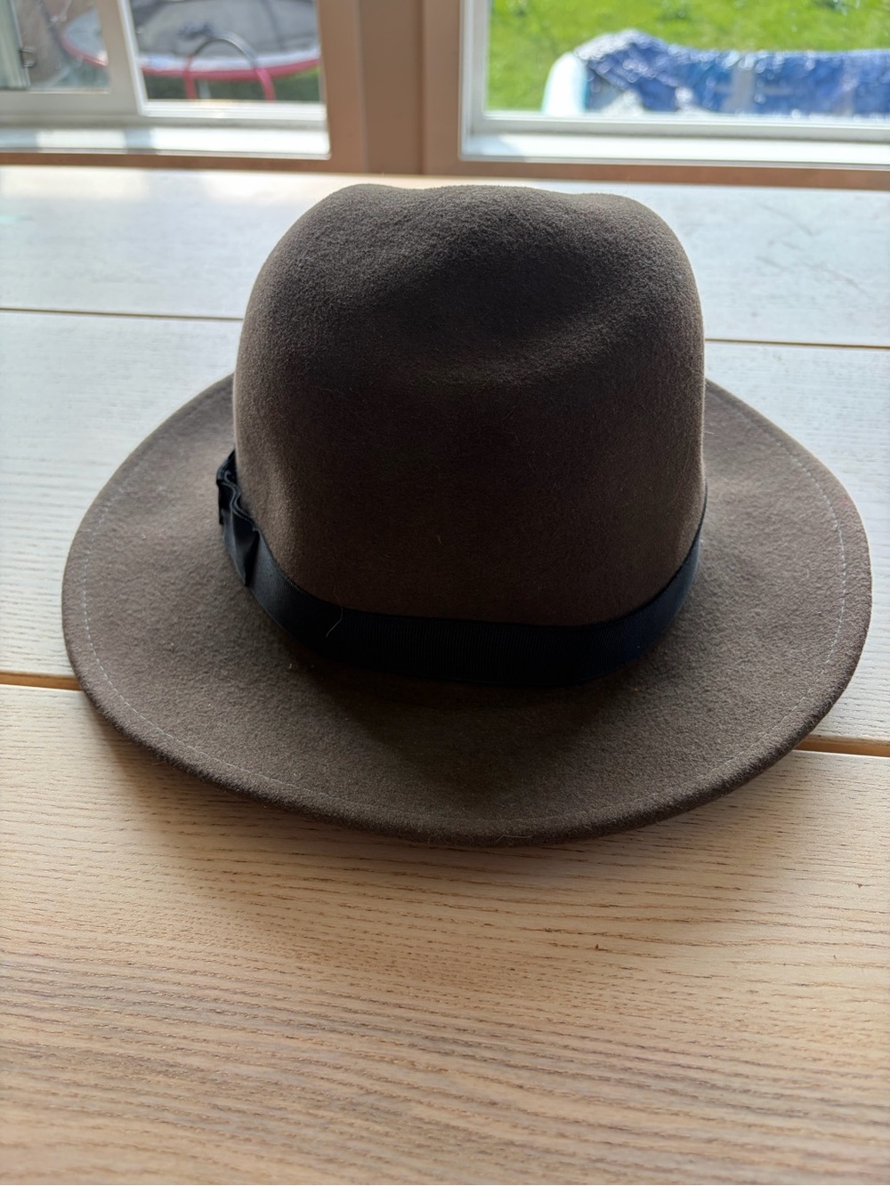 Bailey Of Hollywood Dark Brown Fedora with Black Inner Band